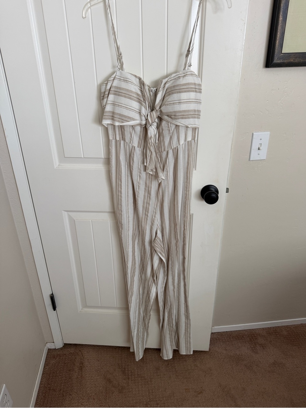 Zinnia NWT Striped Jumpsuit (with pockets!) M